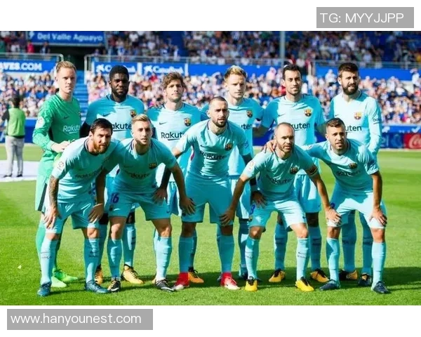 巴塞罗那足球明星合影珍藏版展现辉煌时刻与团队精神